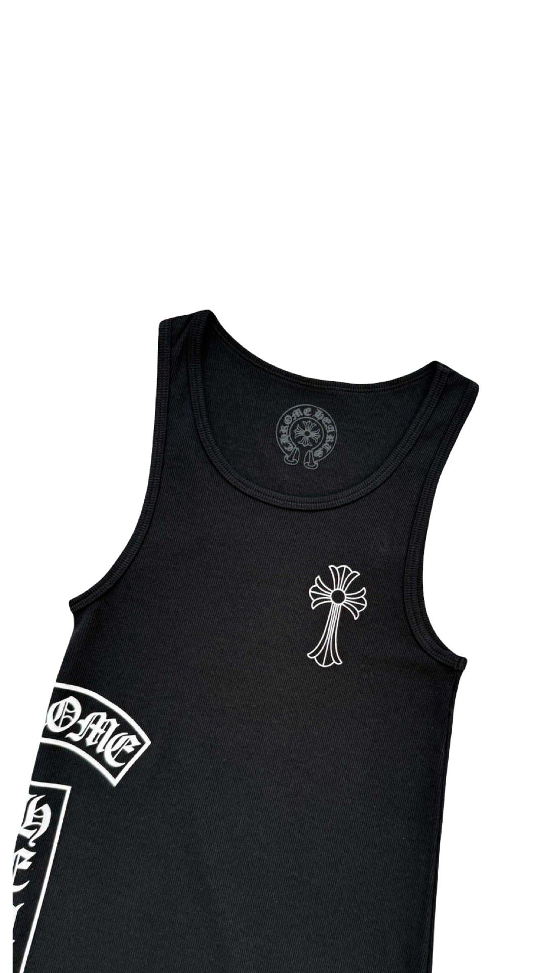 F U Black Chrome Hearts Vest