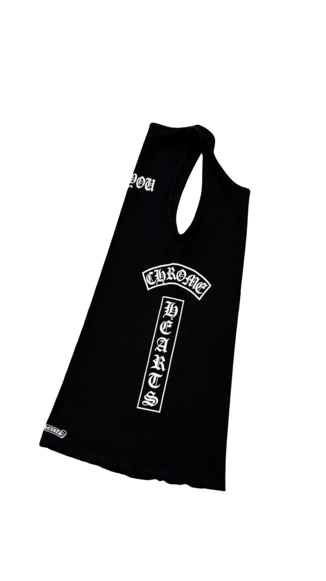 F U Black Chrome Hearts Vest