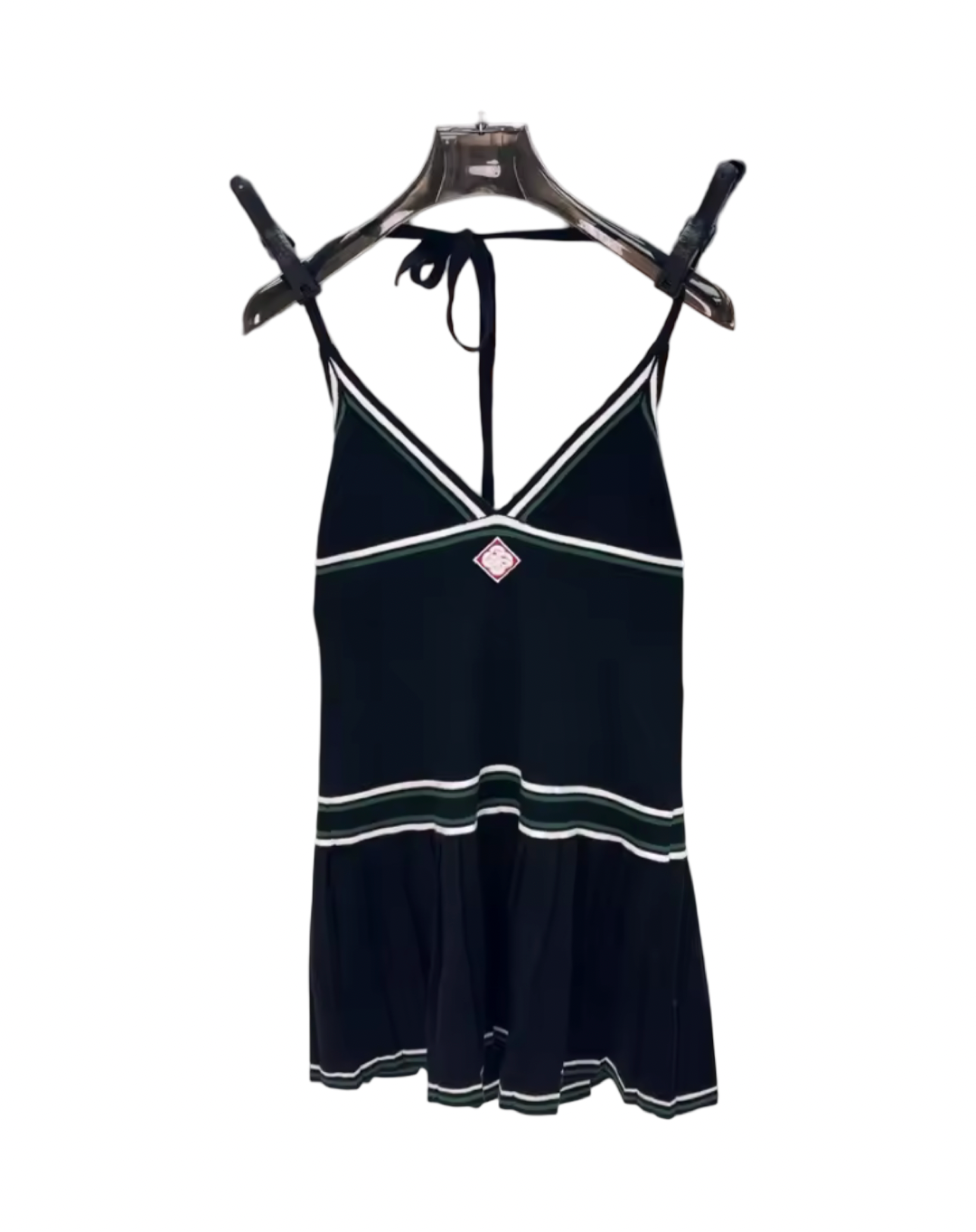 CASABLANCA PLEATED KNIT DAY DRESS
