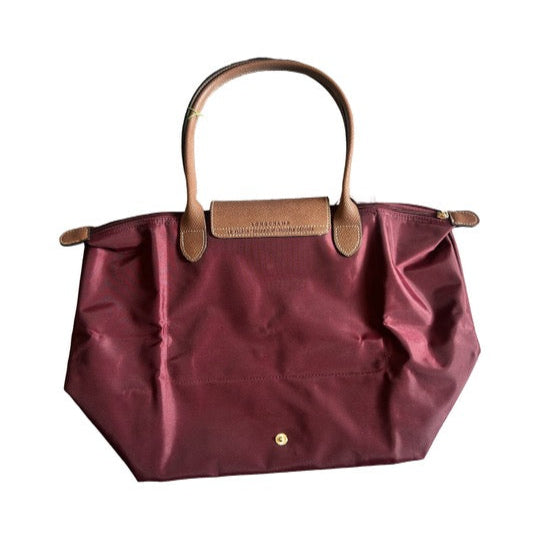 long champ le pilate bag burgundy/ black/brown