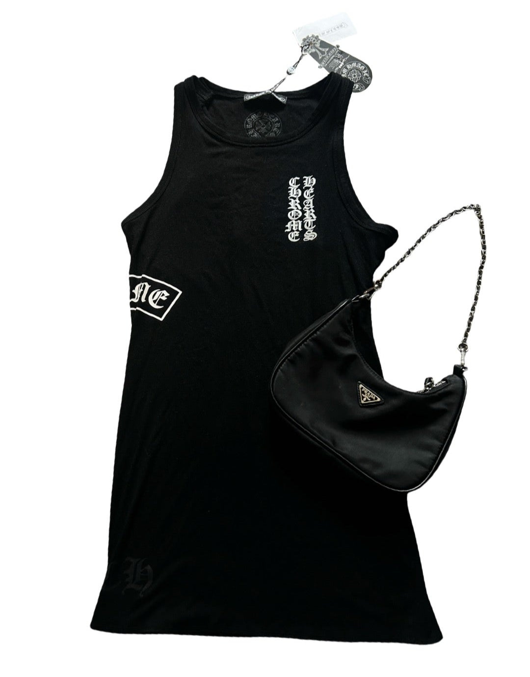 Black Chrome Hearts Vest/ Dress