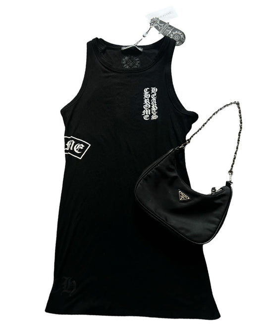 Black Chrome Hearts Vest/ Dress