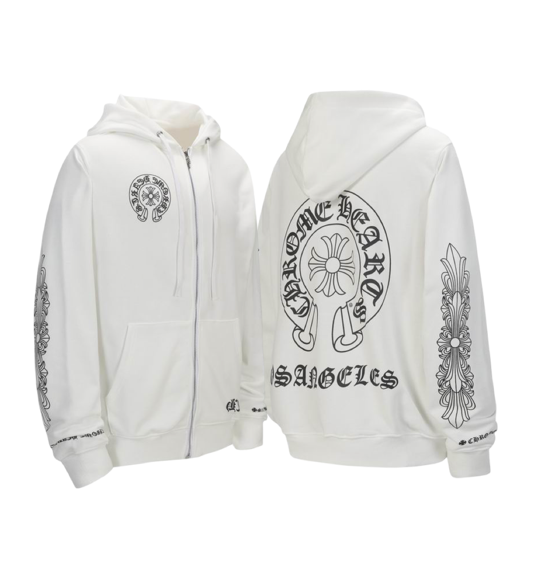 Chrome Hearts Los Angeles Exclusive Zip Up Hoodie