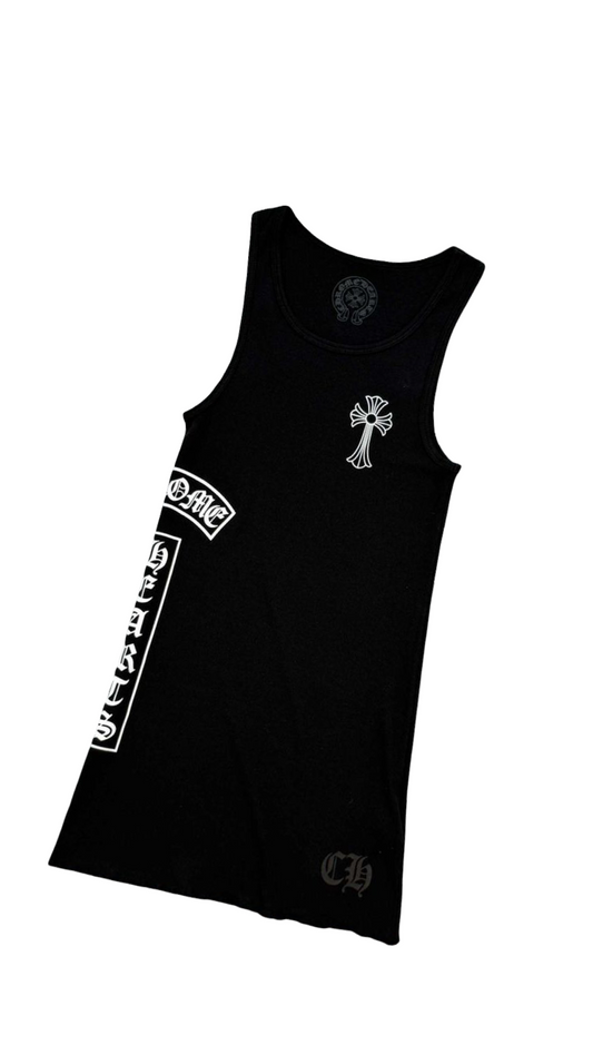 F U Black Chrome Hearts Vest