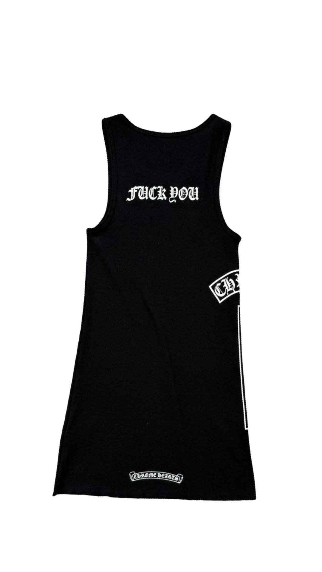 F U Black Chrome Hearts Vest
